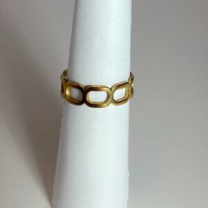 Gold Plated Stainless Steel Ring